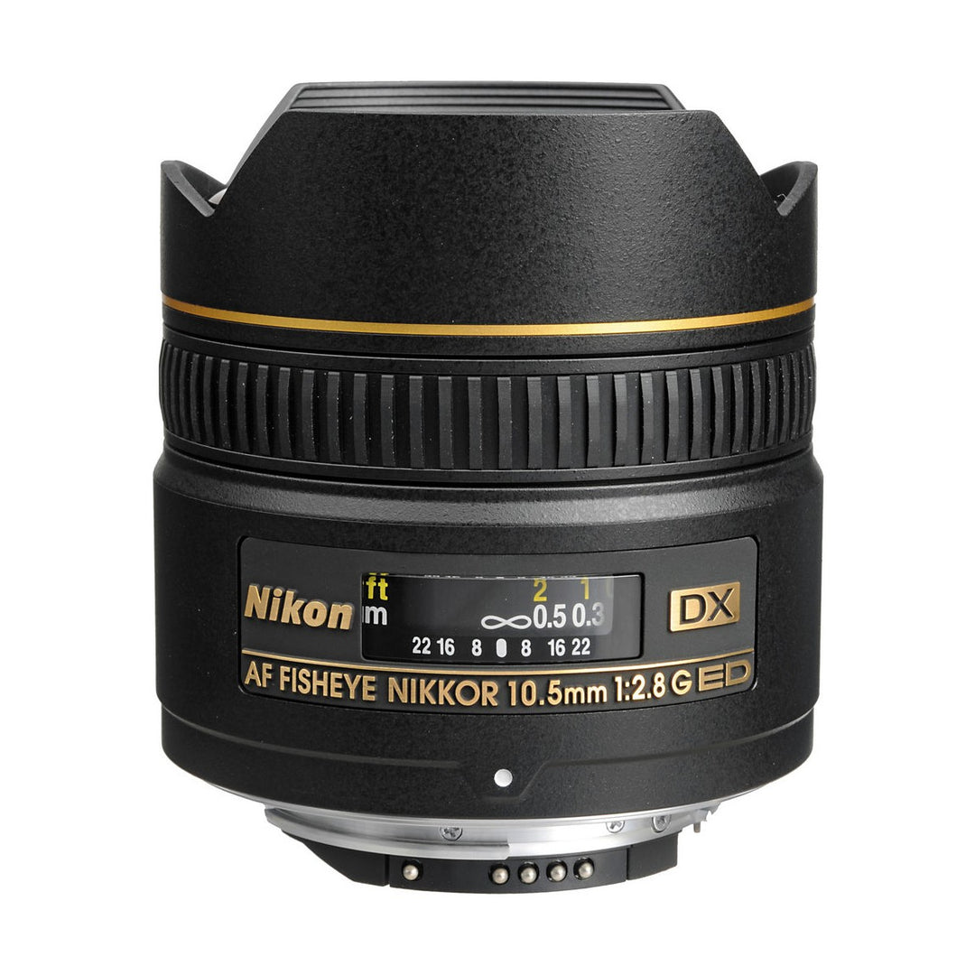 Nikon AF DX Fisheye-Nikkor 10.5mm f/2.8G ED Lens - side
