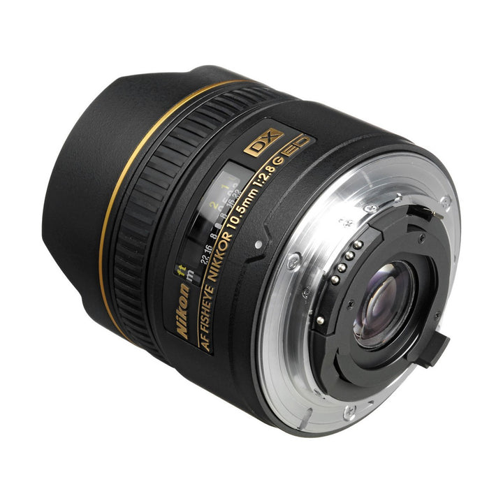 Nikon AF DX Fisheye-Nikkor 10.5mm f/2.8G ED Lens - back mount