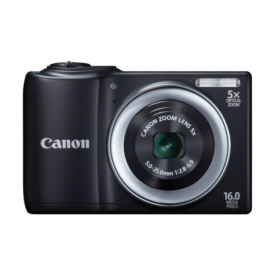 Black Canon PowerShot A810 point and shoot camera with 5x optical zoom lens by ClubCamera.com