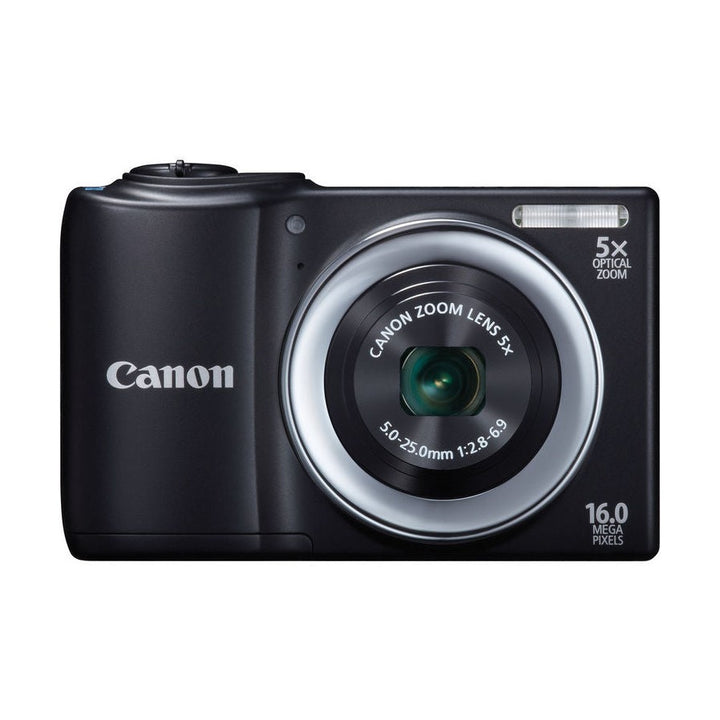 Black Canon PowerShot A810 point and shoot camera with 5x optical zoom lens by ClubCamera.com