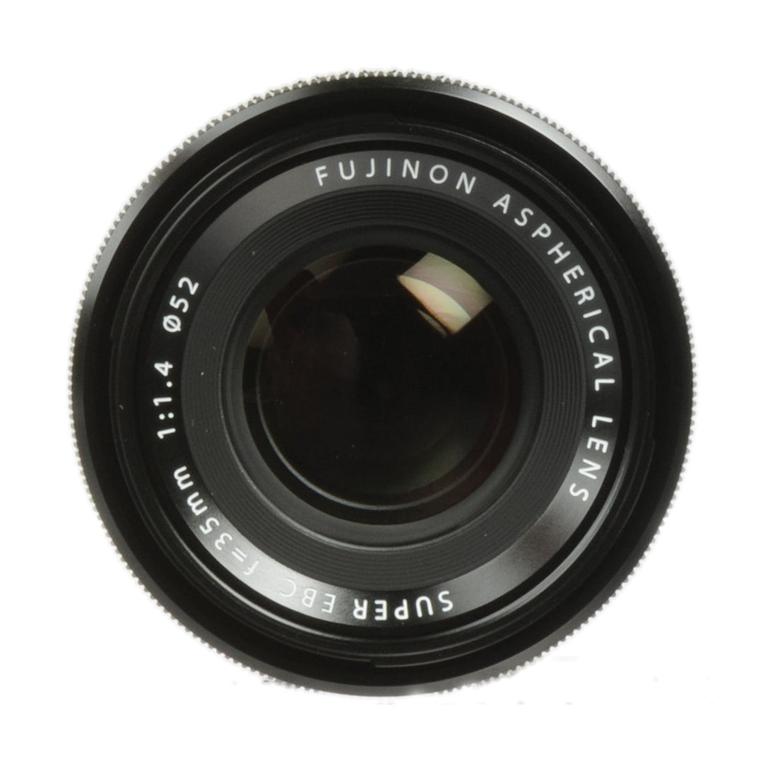 Fujifilm XF 35mm f/1.4 R Lens (Black) - front (glass)