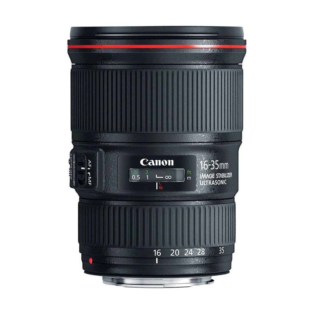 Canon EF 16-35mm f/4L IS USM Lens - side