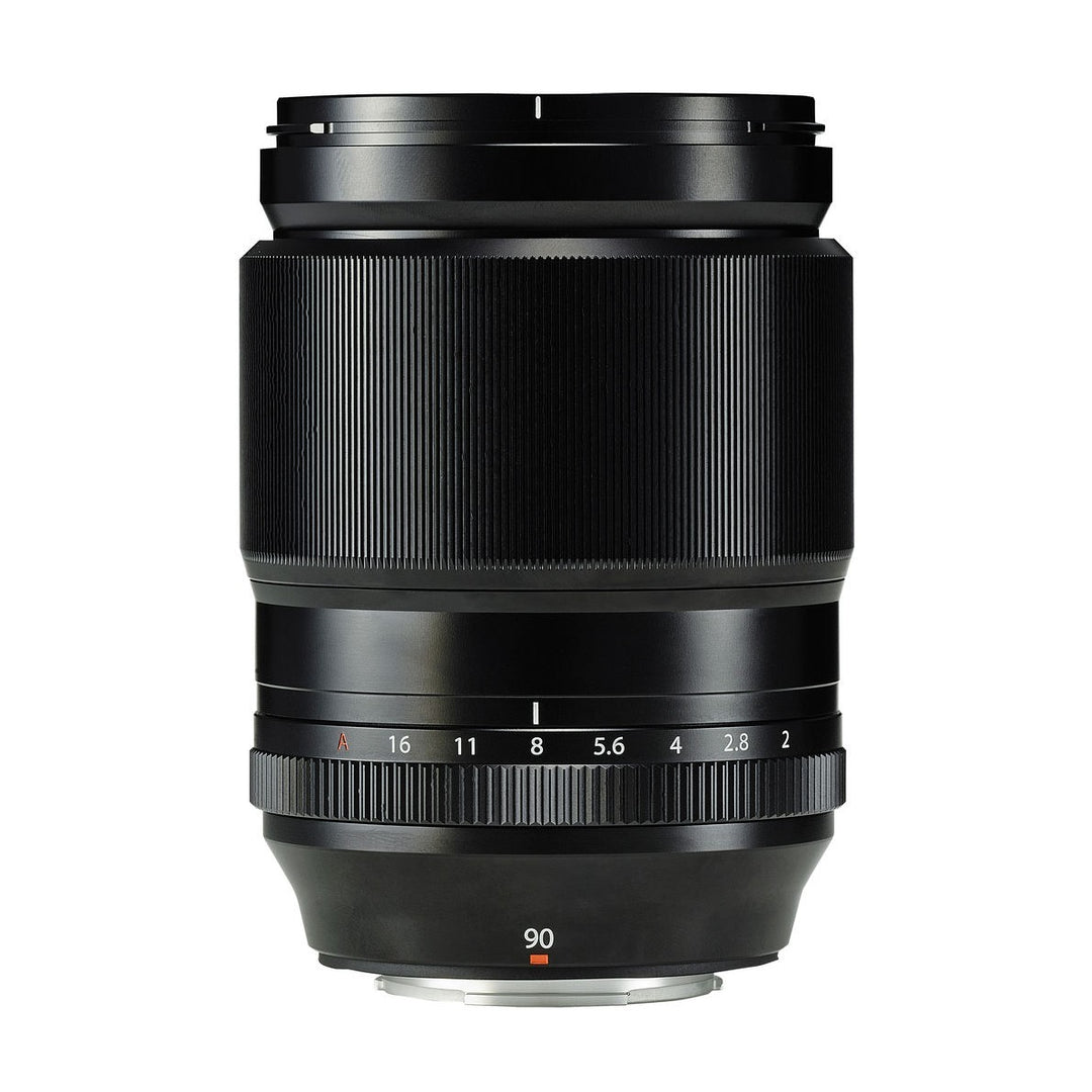 Fujifilm XF 90mm f/2 R LM WR Lens (Black) - side
