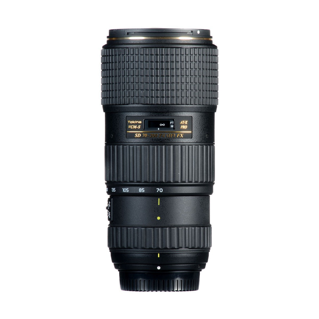 Tokina AT-X 70-200mm f/4 PRO FX VCM-S Lens (Nikon F) - side
