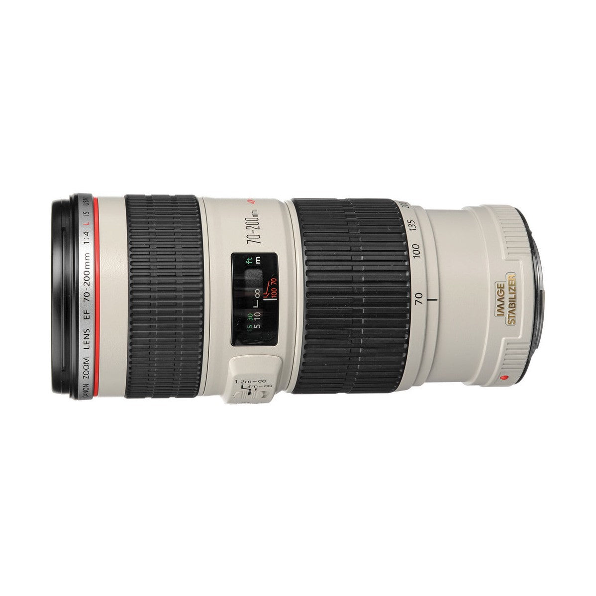 Canon EF 70-200mm f/4L IS USM Lens - side
