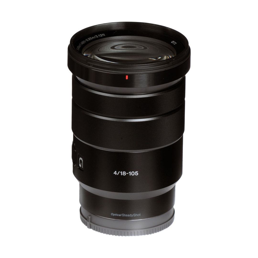 Sony E PZ 18-105mm f/4 G OSS Lens - side markings