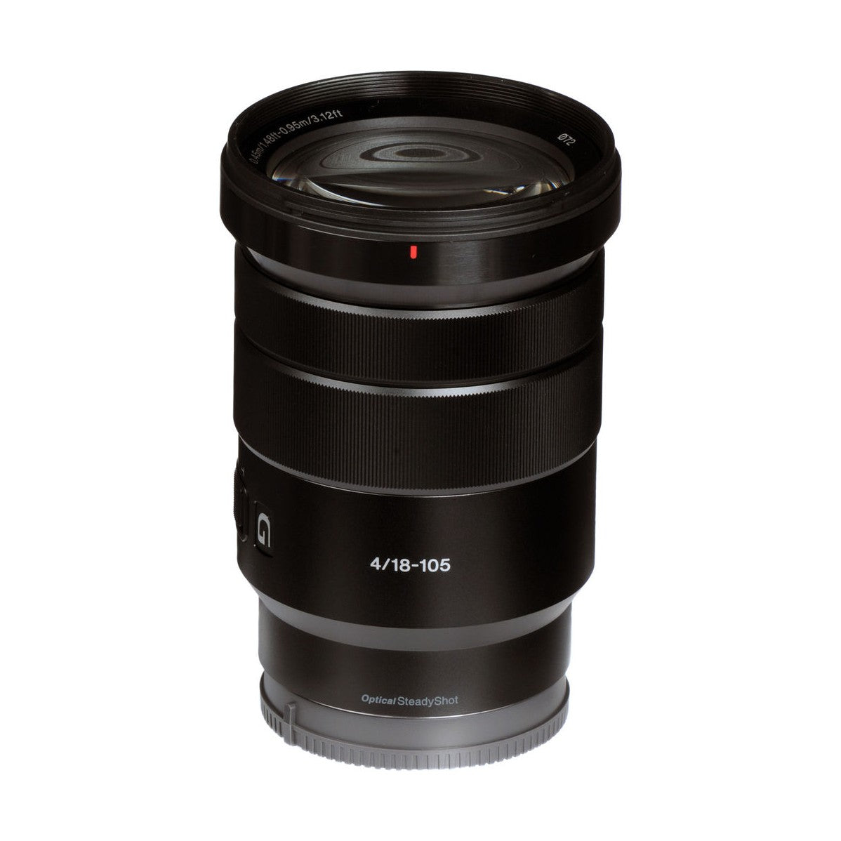 Sony E PZ 18-105mm f/4 G OSS Lens - side markings
