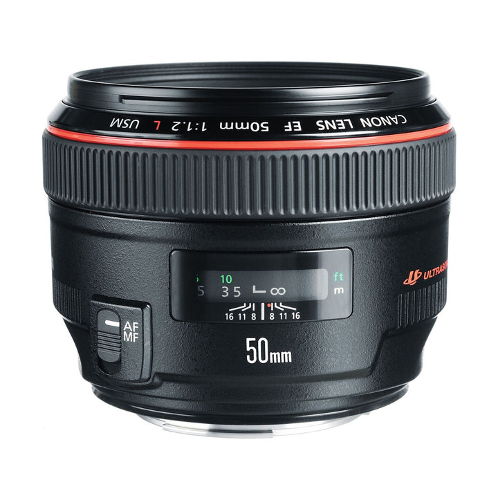 Canon EF 50mm f/1.2L USM Lens - side