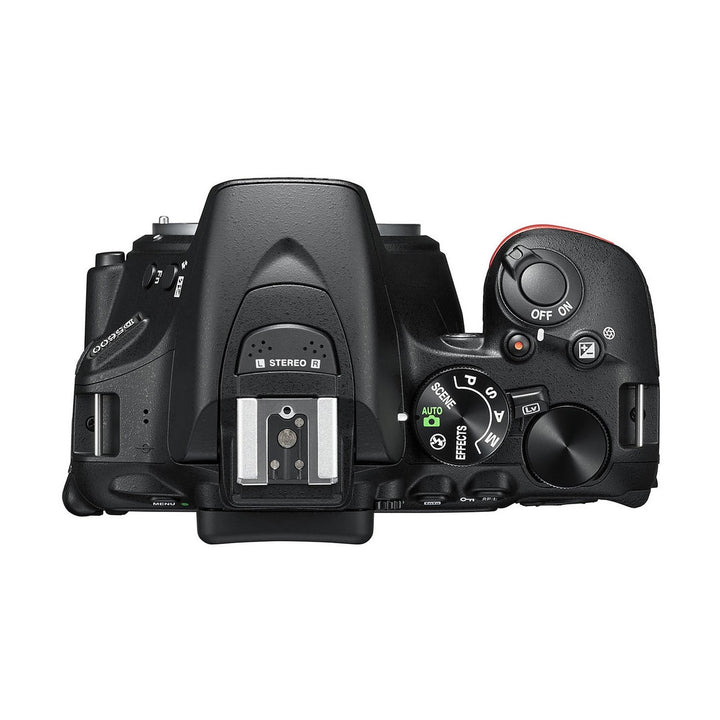 Nikon D5600 DSLR Camera with 18-55mm Lens - top