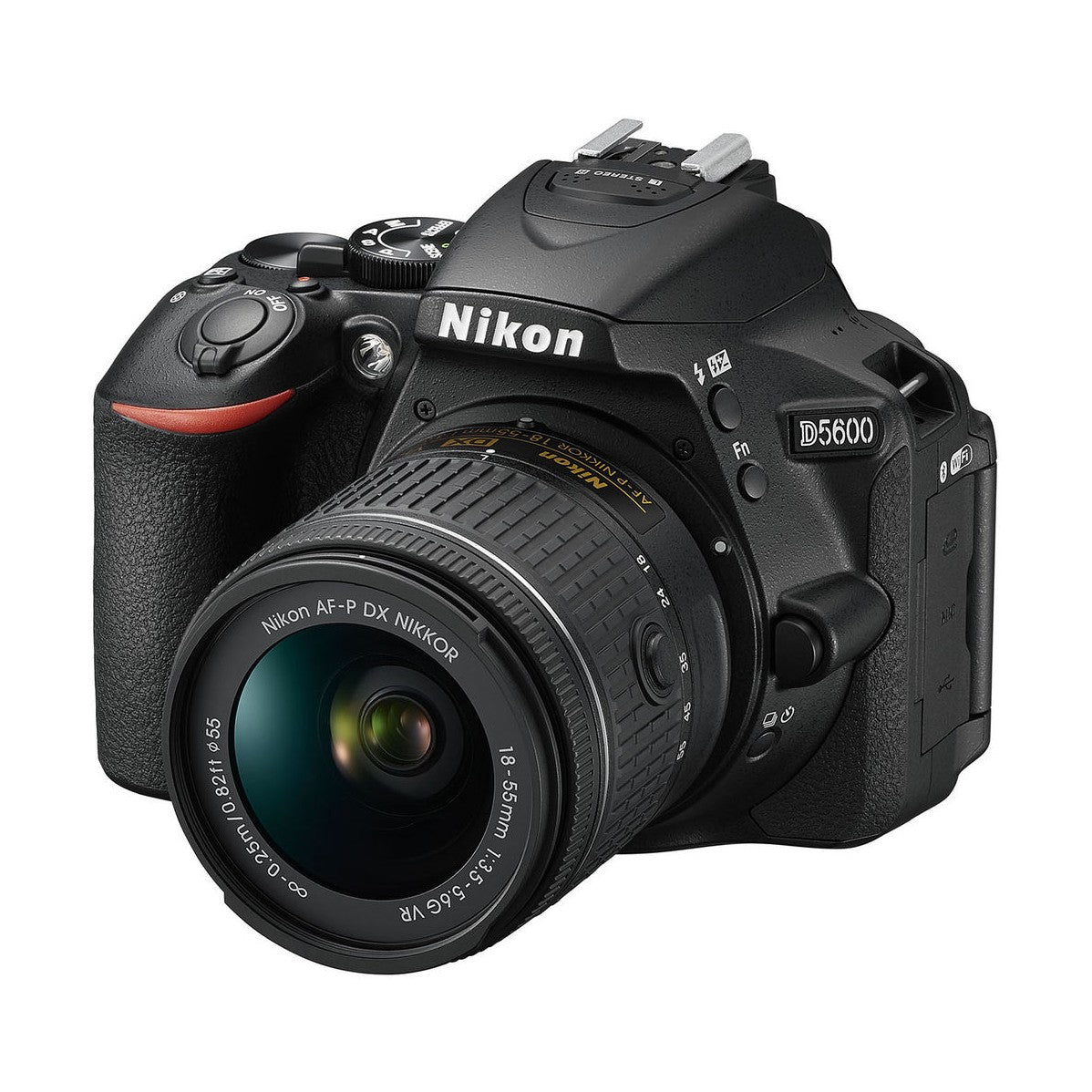 Nikon D5600 DSLR Camera with 18-55mm Lens - front