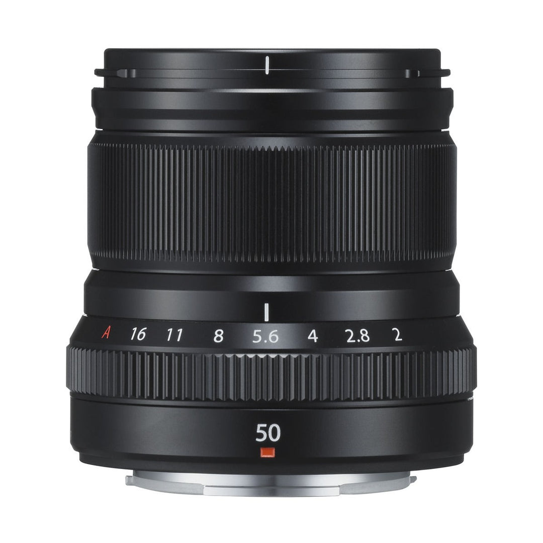 Fujifilm XF 50mm f/2 R WR Lens (Black) (Black) - side