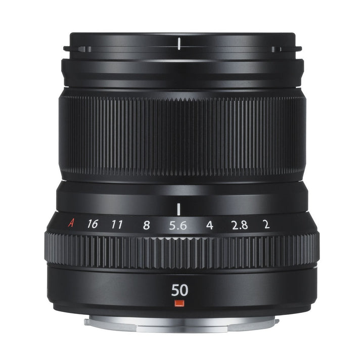 Fujifilm XF 50mm f/2 R WR Lens (Black) (Black) - side