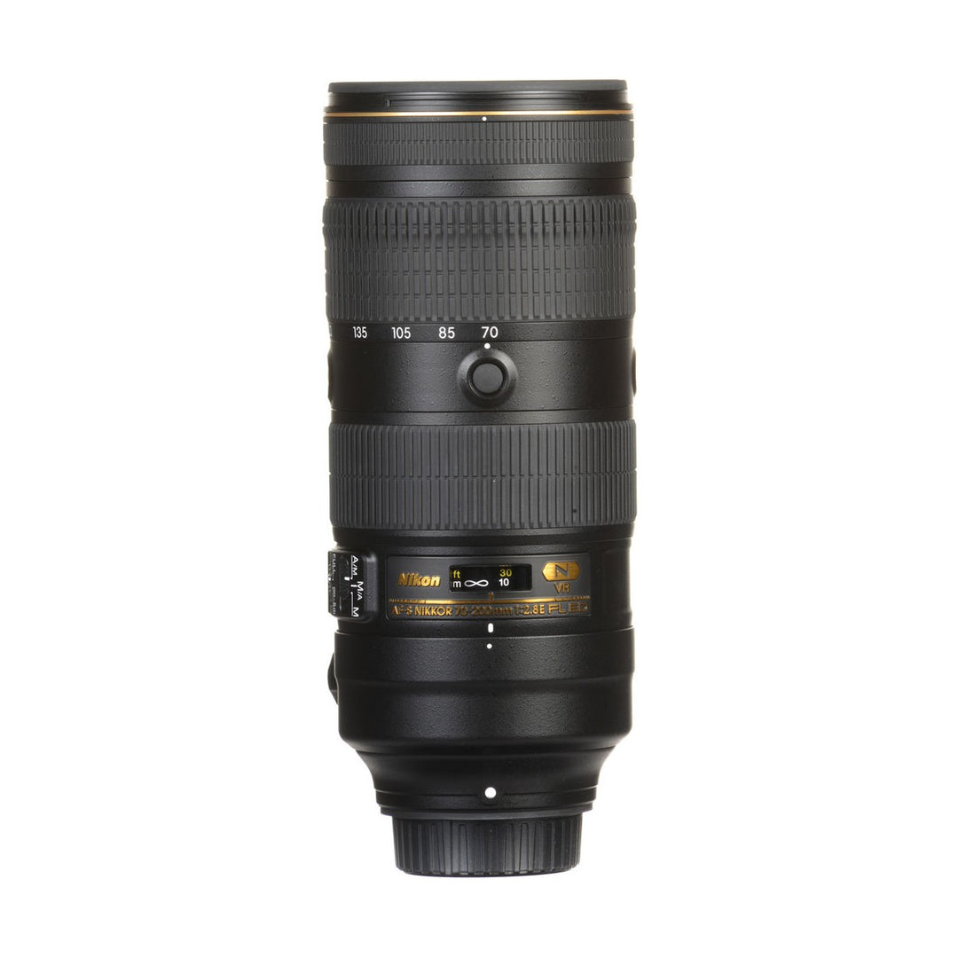 Nikon AF-S Nikkor 70-200mm f/2.8E FL ED VR Lens - side