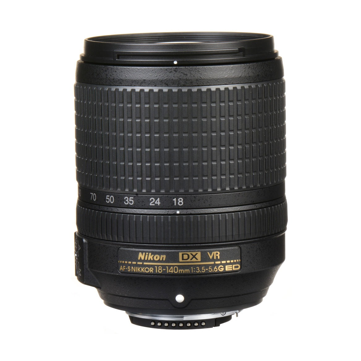 Nikon AF-S DX Nikkor 18-140mm f/3.5-5.6G ED VR Lens - side