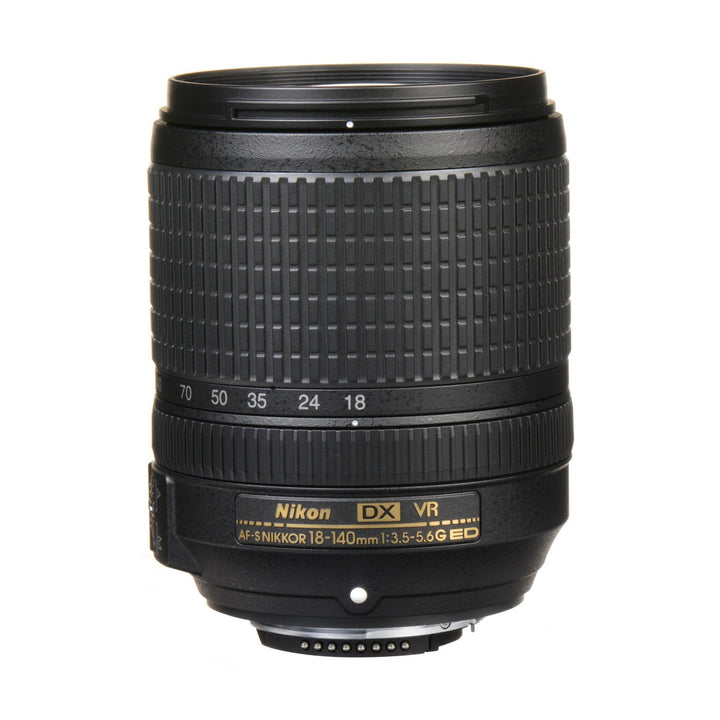 Nikon AF-S DX Nikkor 18-140mm f/3.5-5.6G ED VR Lens - side