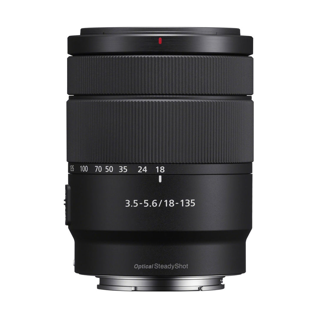 Sony E 18-135mm f/3.5-5.6 OSS Lens - side controls