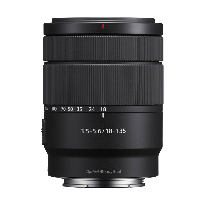 Sony E 18-135mm f/3.5-5.6 OSS Lens - side controls