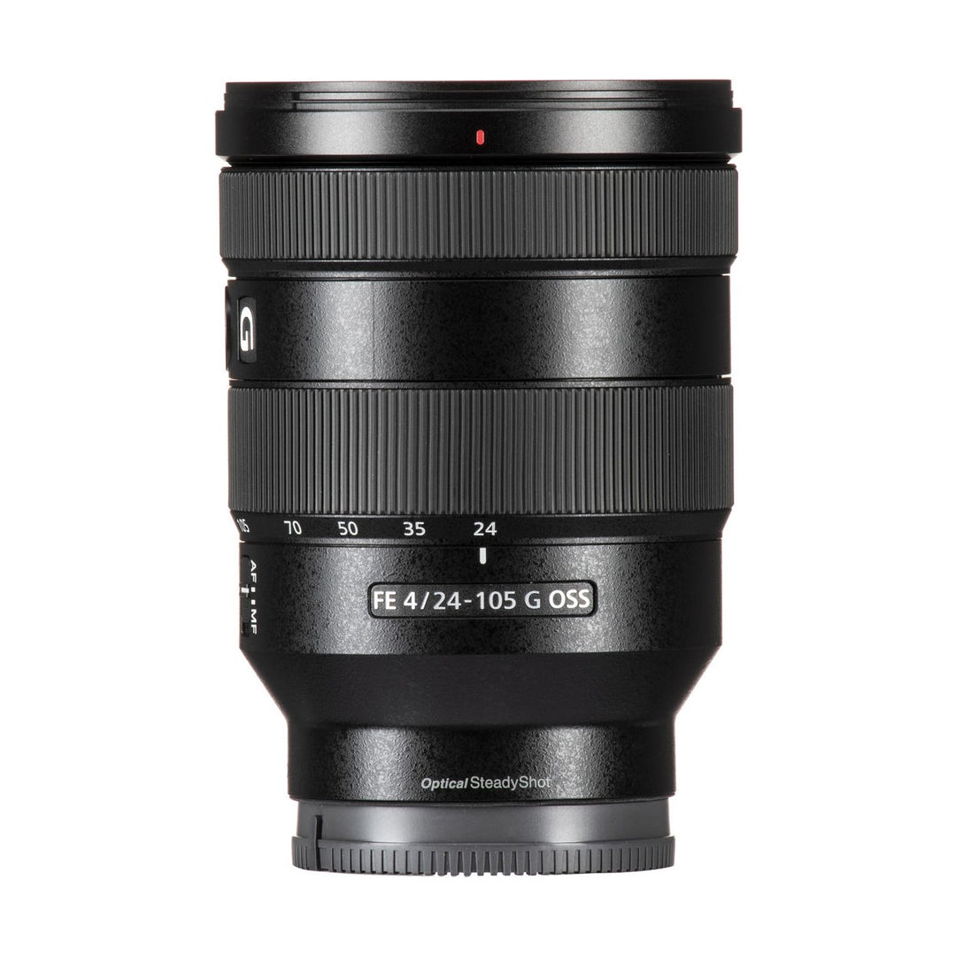 Sony FE 24-105mm f/4 G OSS Lens - side