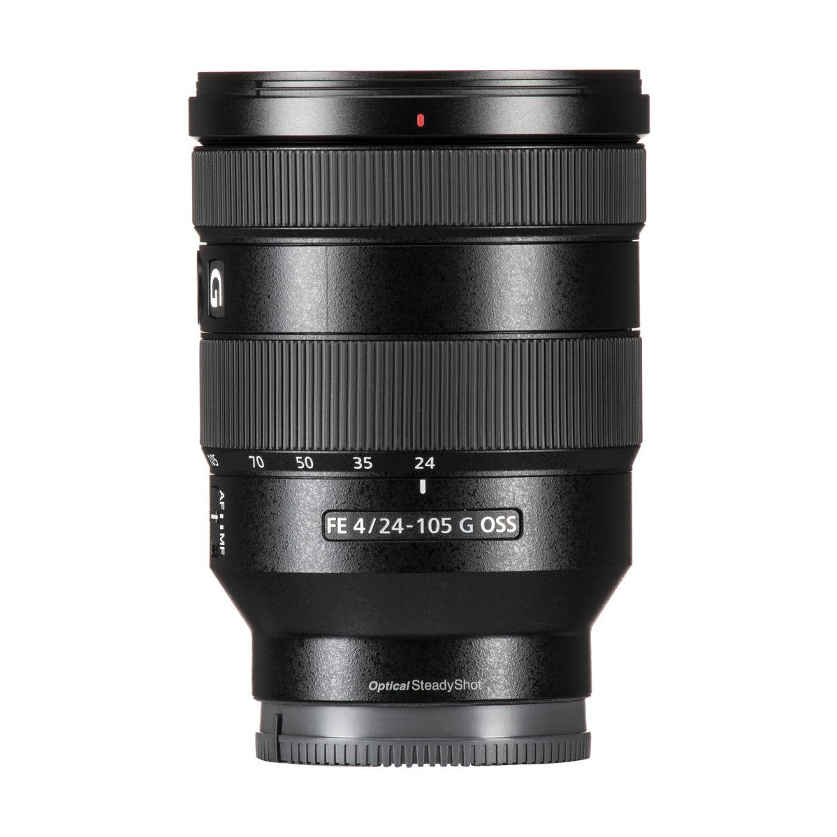Sony FE 24-105mm f/4 G OSS Lens - side