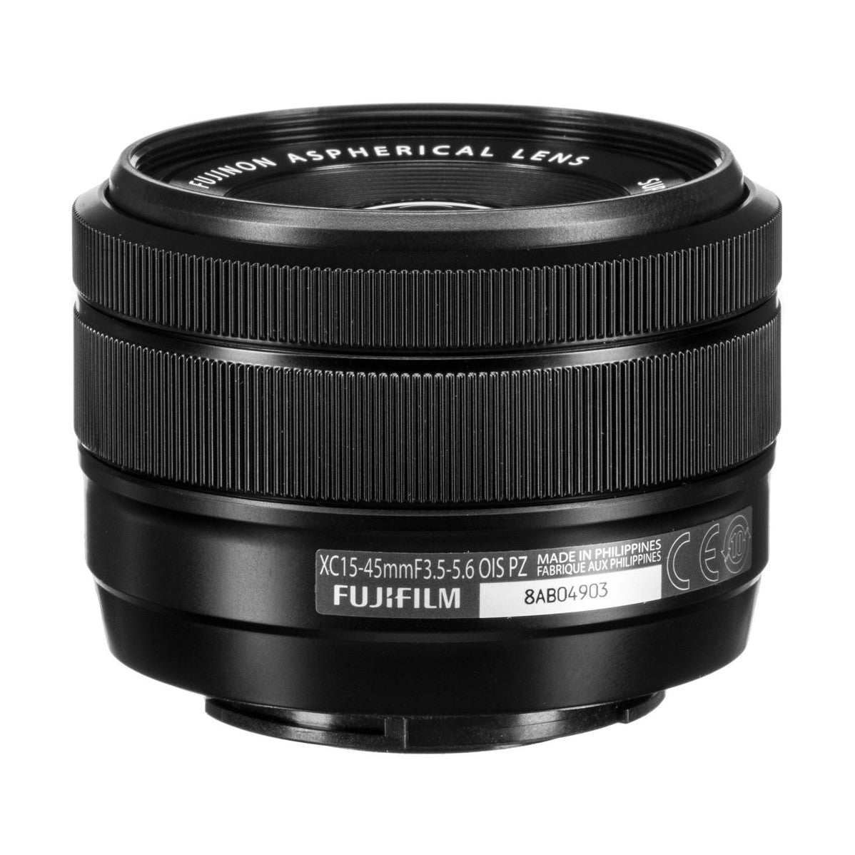 Fujifilm XC 15-45mm f/3.5-5.6 OIS PZ Lens (Black) - side