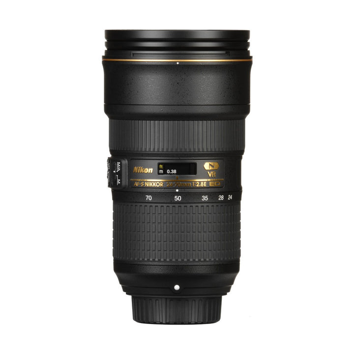Nikon AF-S Nikkor 24-70mm f/2.8E ED VR Lens - side