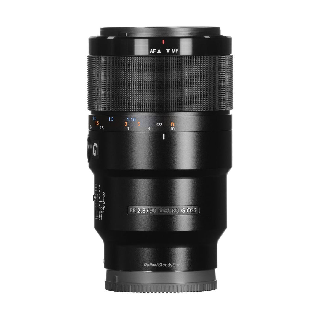Sony FE 90mm f/2.8 Macro G OSS Lens - side