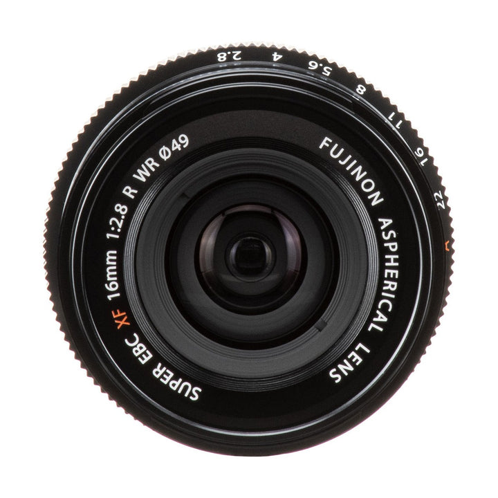 Fujifilm XF 16mm f/2.8 R WR Lens (Black) - front (glass)