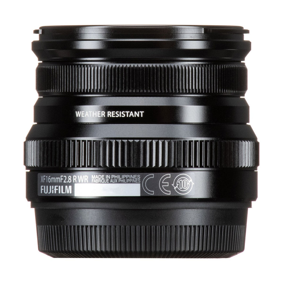 Fujifilm XF 16mm f/2.8 R WR Lens (Black) - side