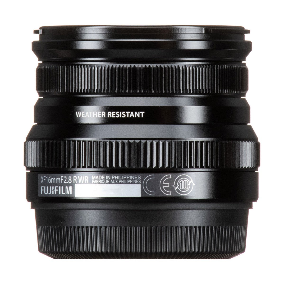 Fujifilm XF 16mm f/2.8 R WR Lens (Black) - side