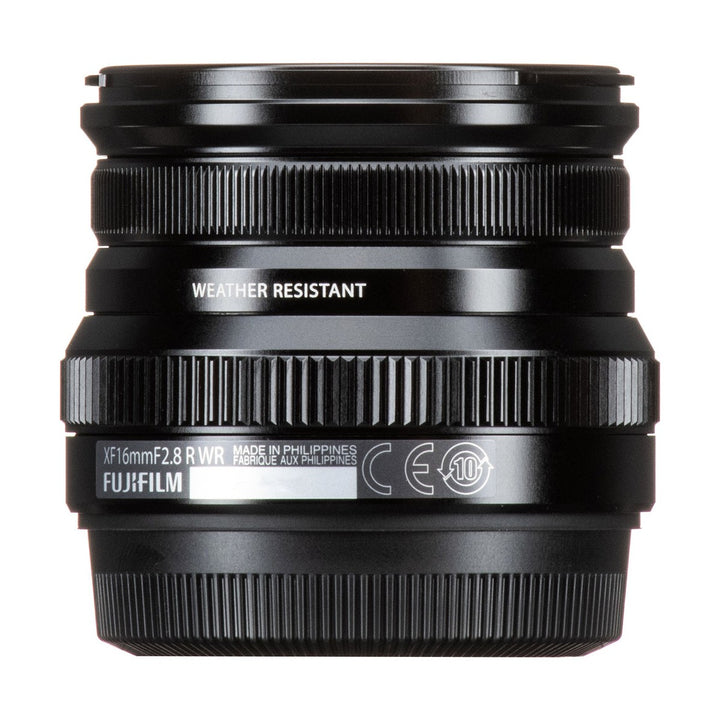 Fujifilm XF 16mm f/2.8 R WR Lens (Black) - side
