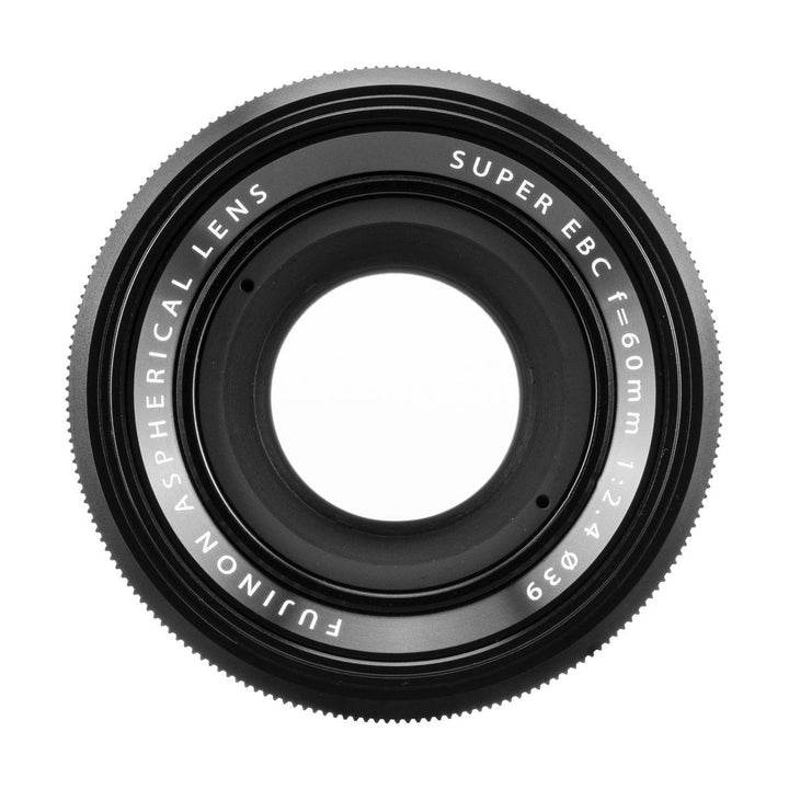Fujifilm XF 60mm f/2.4 R Macro Lens (Black) - front (glass)