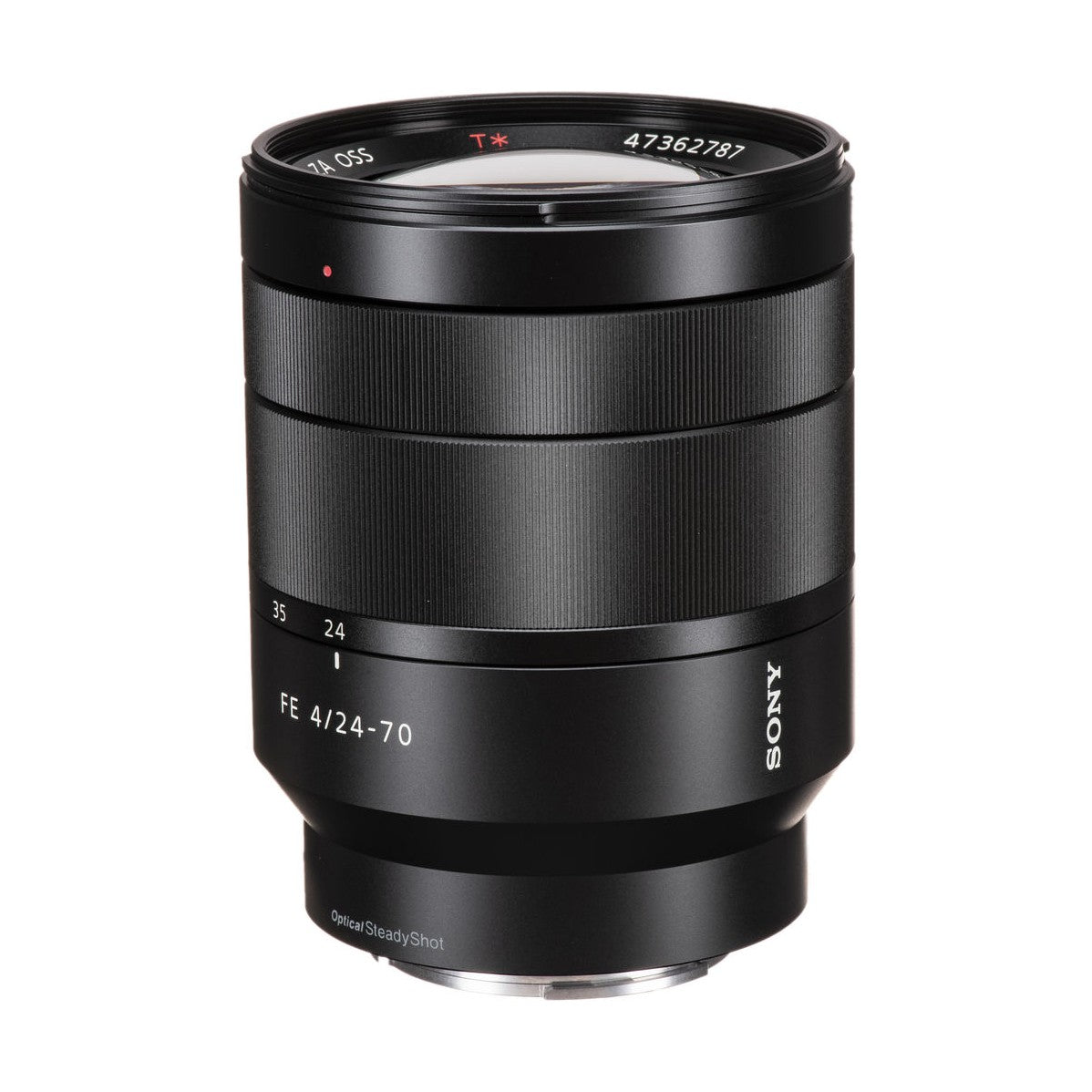 Sony FE 24-70mm f/4 ZA OSS Lens - side