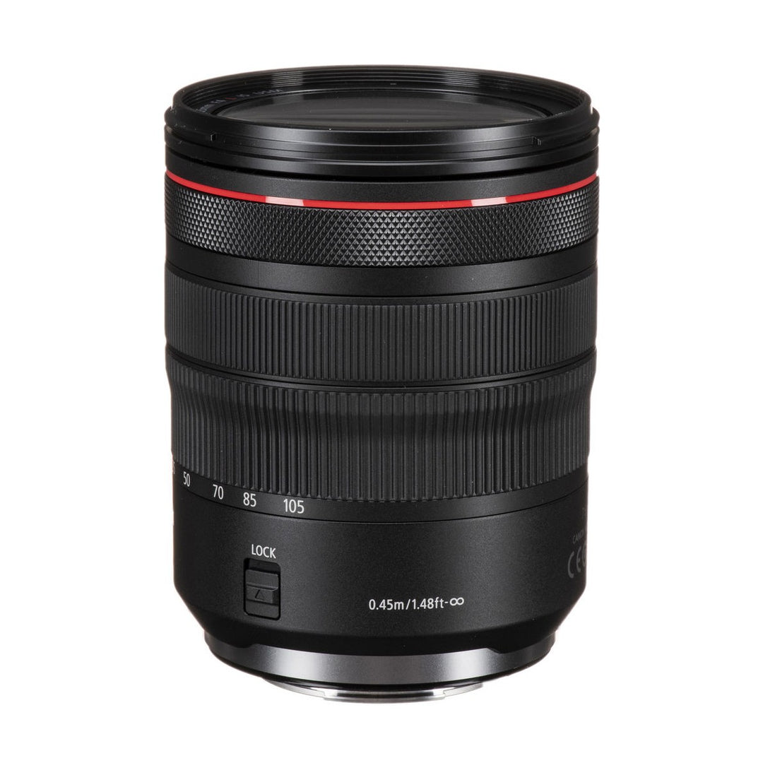 Canon RF 24-105mm f/4L IS USM Lens - side