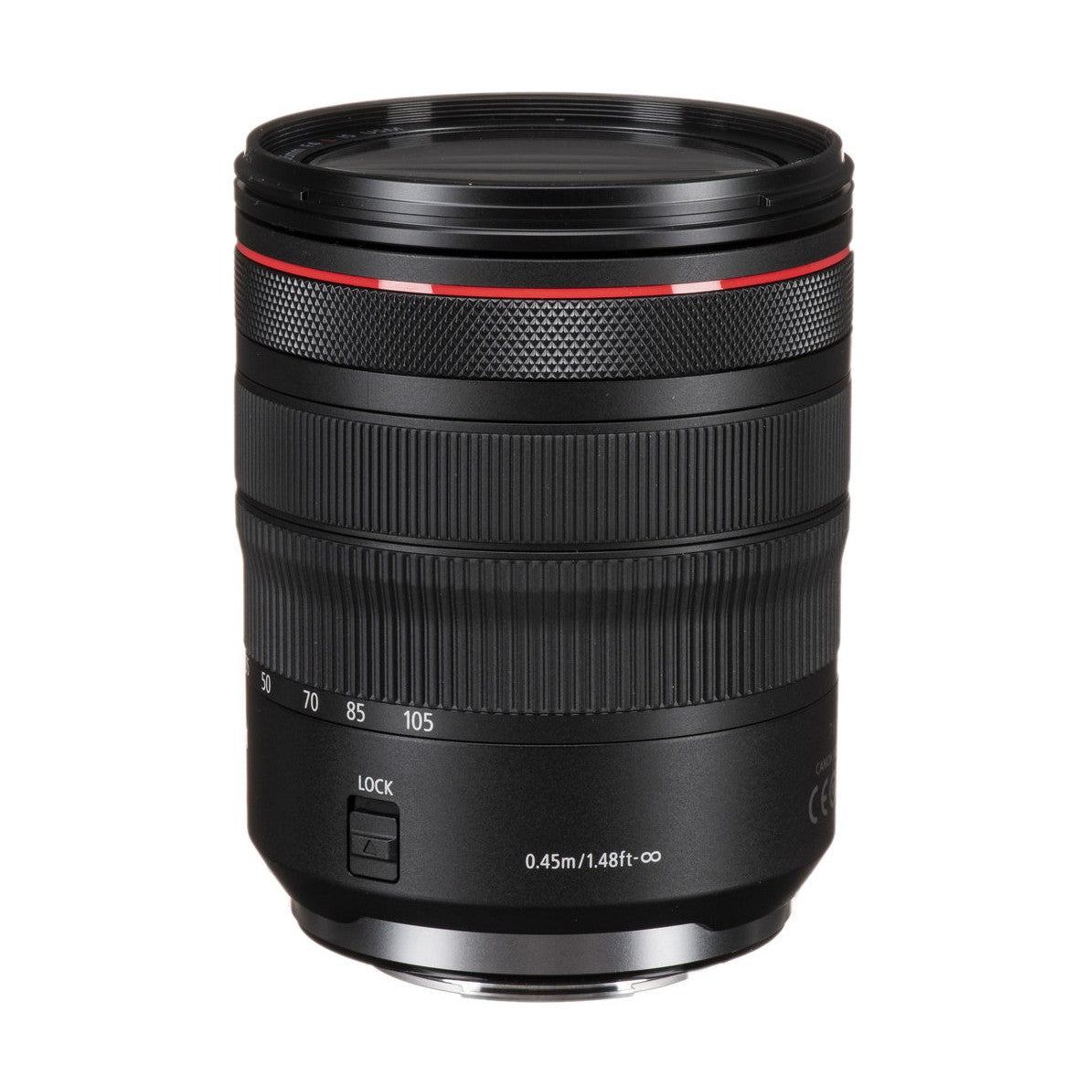 Canon RF 24-105mm f/4L IS USM Lens - side