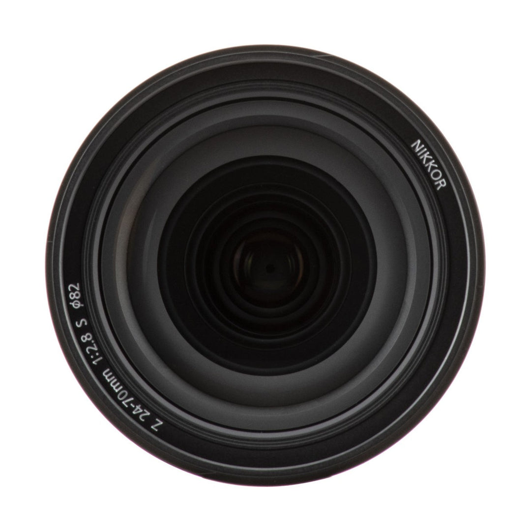Nikon NIKKOR Z 24-70mm f/2.8 S Lens - front glass