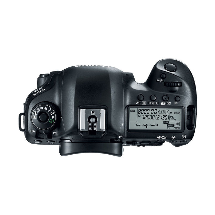 Canon EOS 5D Mark IV DSLR Camera with 24-105mm Lens - top