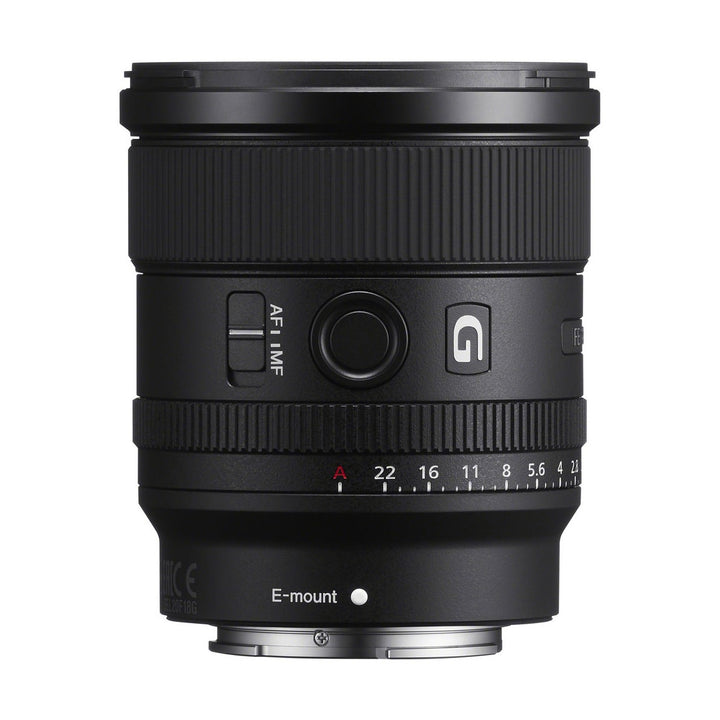 Sony FE 20mm f/1.8 G Lens - side