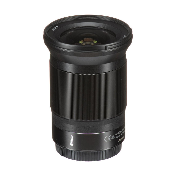 Nikon NIKKOR Z 20mm f/1.8 S Lens - markings