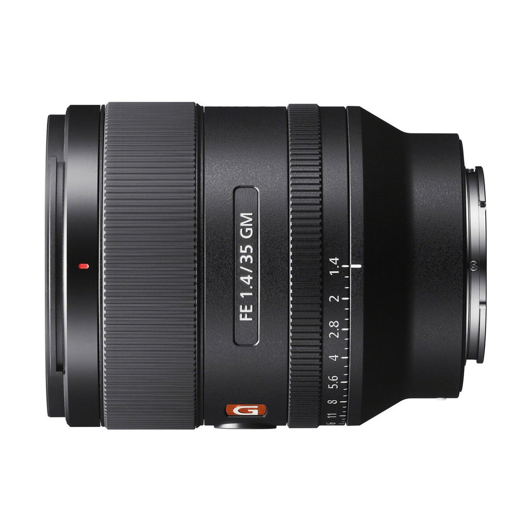 Sony FE 35mm f/1.4 GM Lens - side markings
