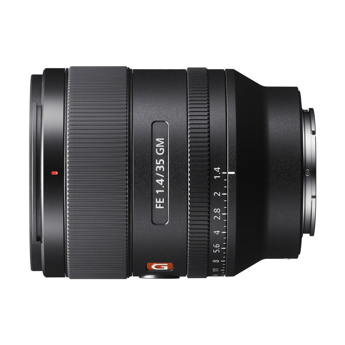 Sony FE 35mm f/1.4 GM Lens - side markings