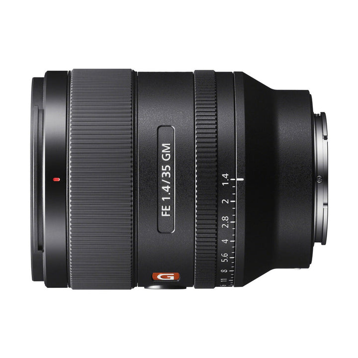 Sony FE 35mm f/1.4 GM Lens - side markings