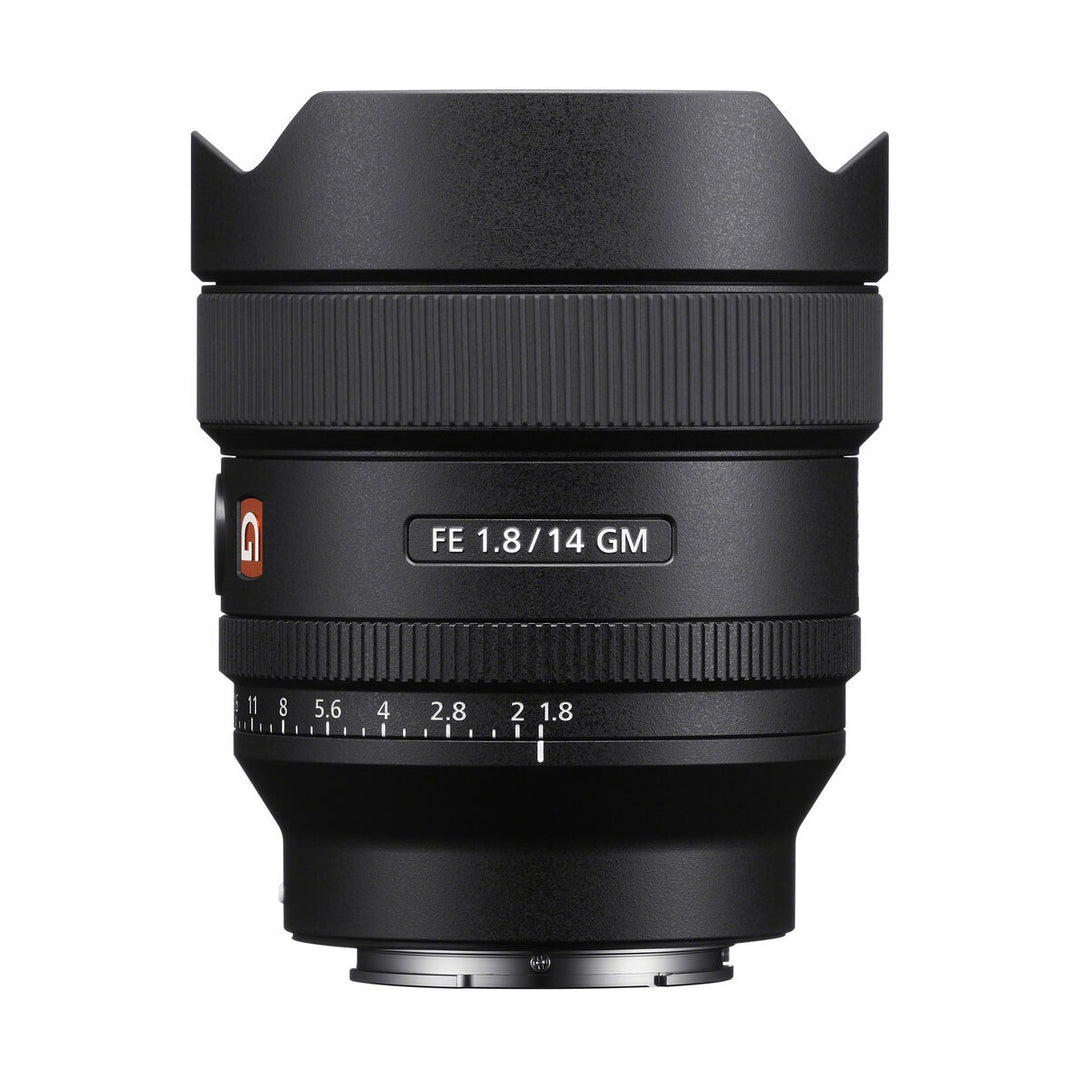 Sony FE 14mm f/1.8 GM Lens - side