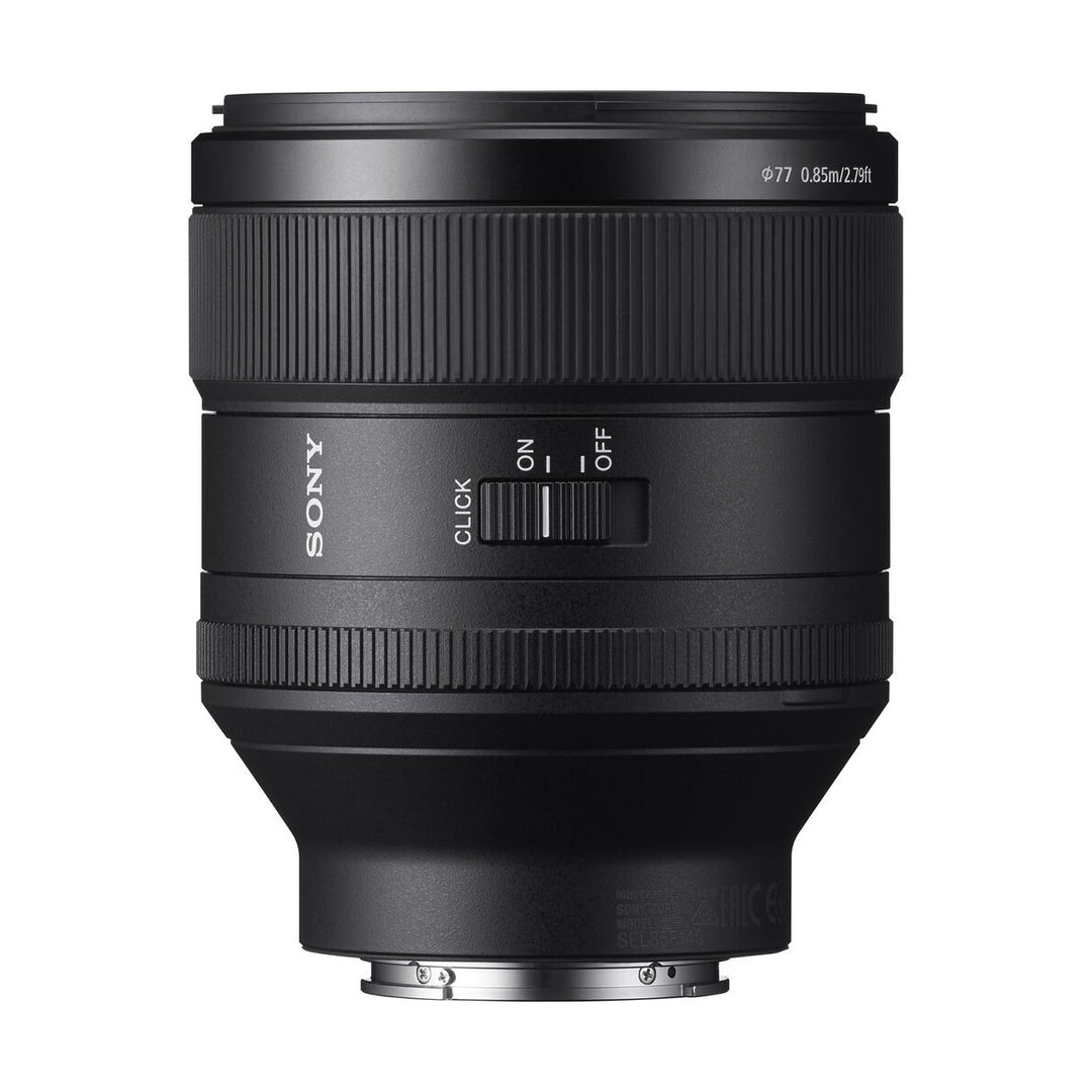 Sony FE 85mm f/1.4 GM Lens - side