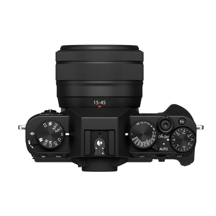 Fujifilm X-T30 II Mirrorless Camera with 15-45mm Lens (Black) - top