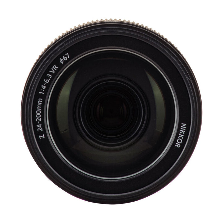 Nikon NIKKOR Z 24-200mm f/4-6.3 VR Lens (White Box) - front glass