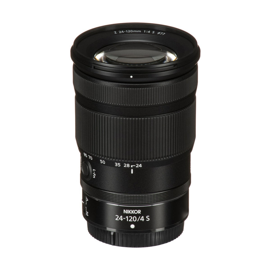 Nikon NIKKOR Z 24-120mm f/4 S Lens (White Box) - side