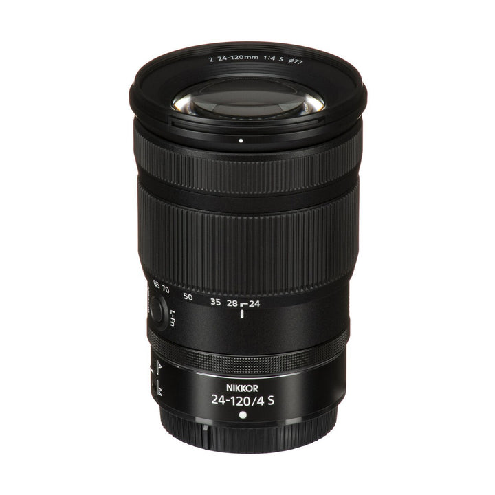 Nikon NIKKOR Z 24-120mm f/4 S Lens (White Box) - side