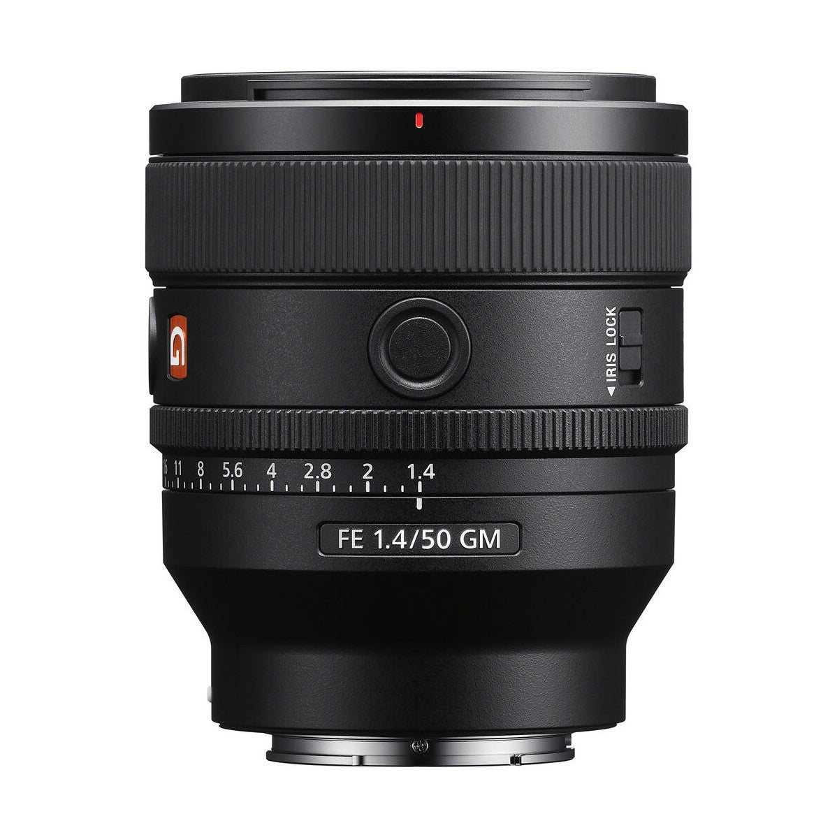 Sony FE 50mm f/1.4 GM Lens - side markings