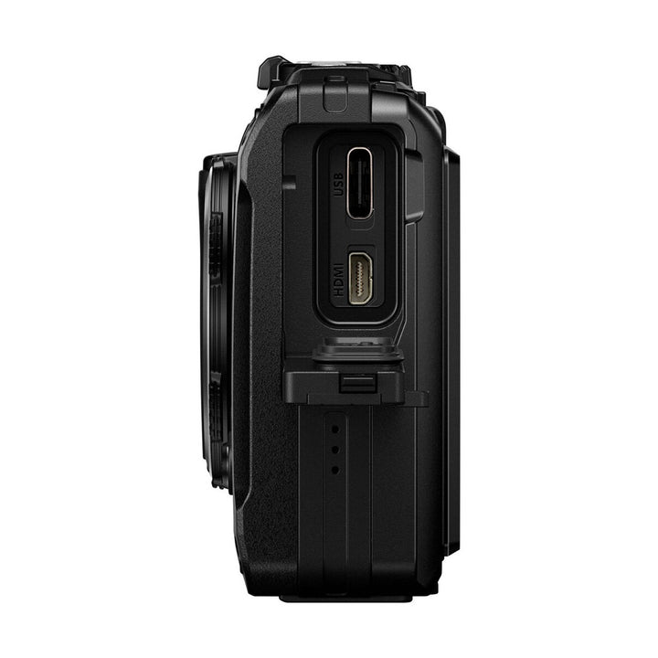 OM SYSTEM Tough TG-7 Digital Camera (Black) - side