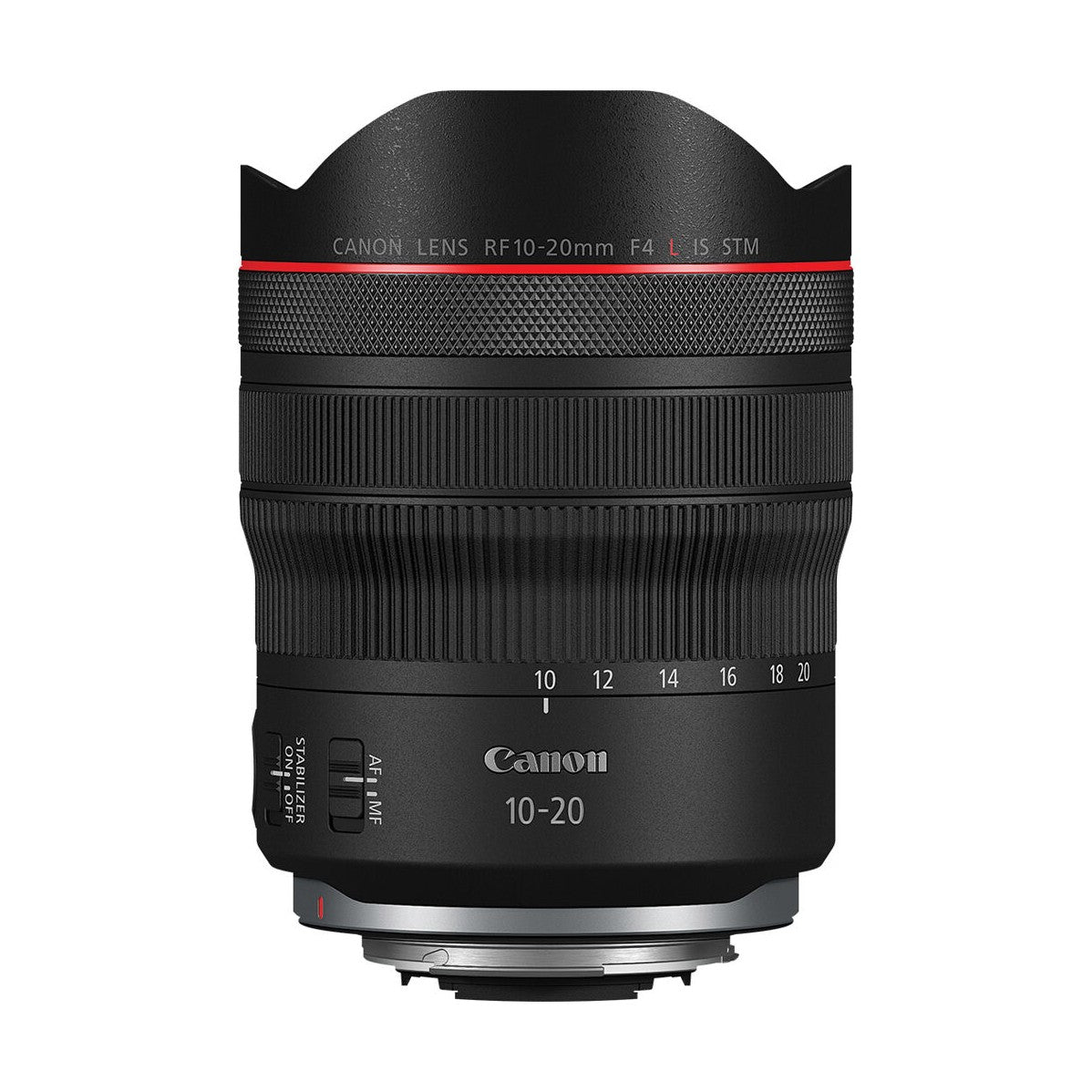 Canon RF 10-20mm f/4L IS STM Lens - side